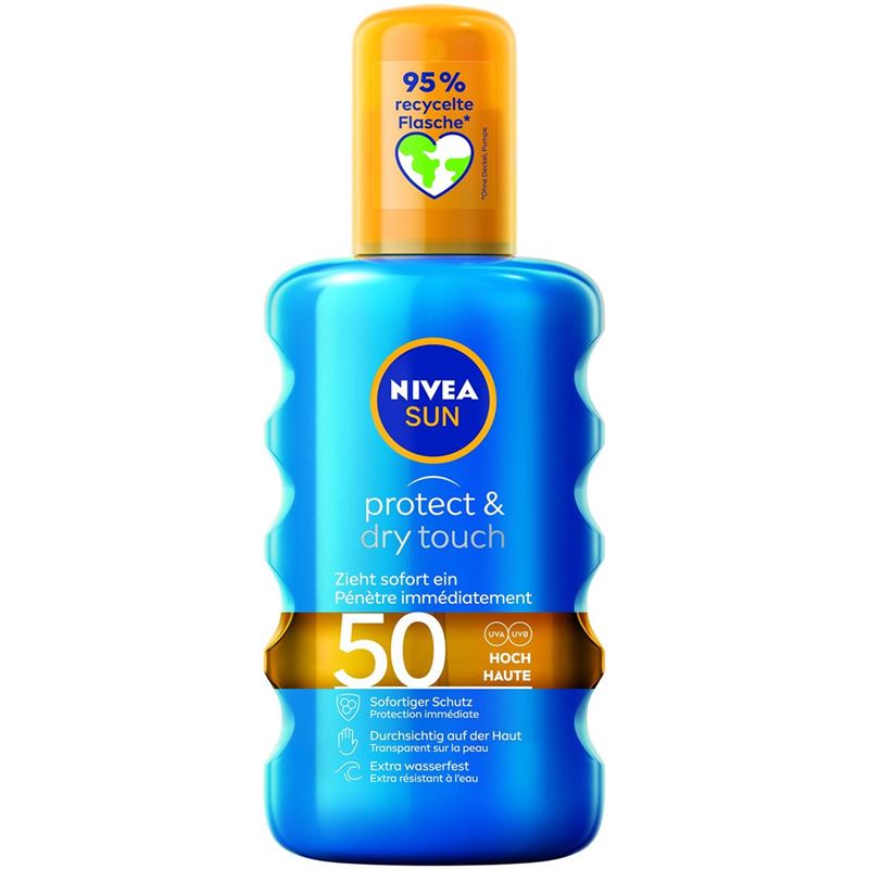 NIVEA Protect&Dry Touch Sonnenspray LSF50 200 ml