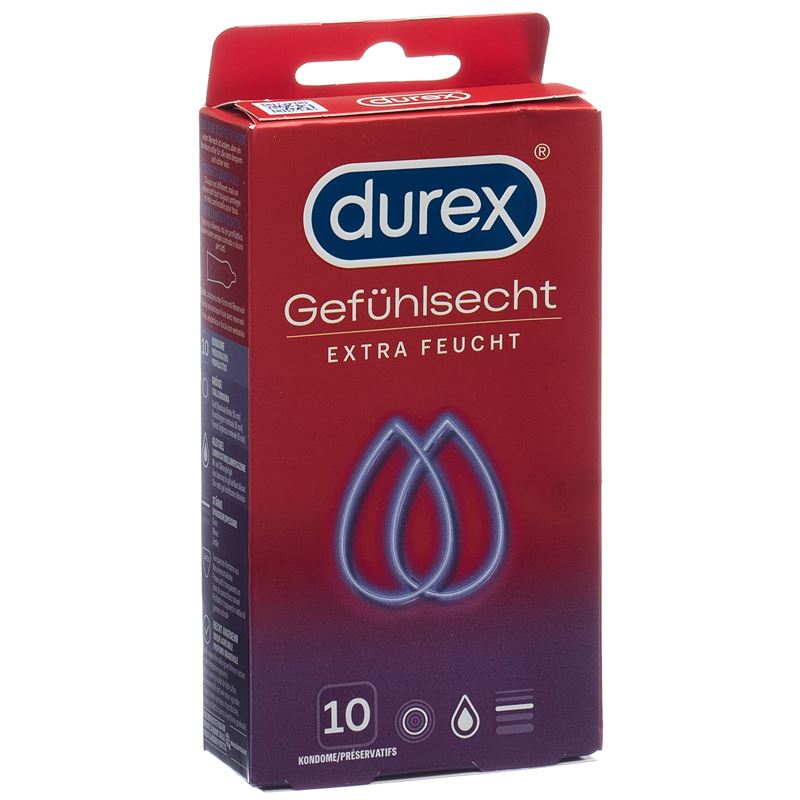 DUREX Gefühlsecht Präservativ extra feucht 10 Stk