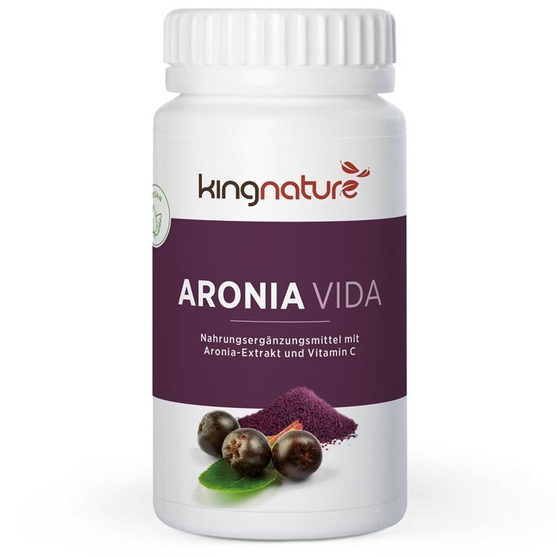 KINGNATURE Aronia Vida Extrakt Kaps 500 mg 100 Stk