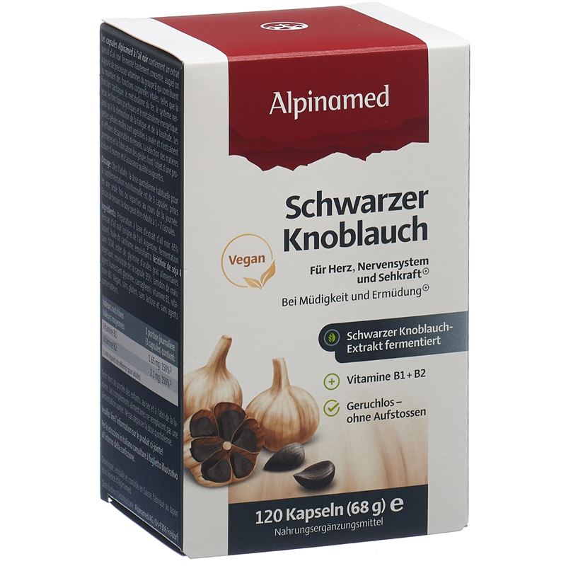 ALPINAMED Schwarzer Knoblauch Kaps 120 Stk