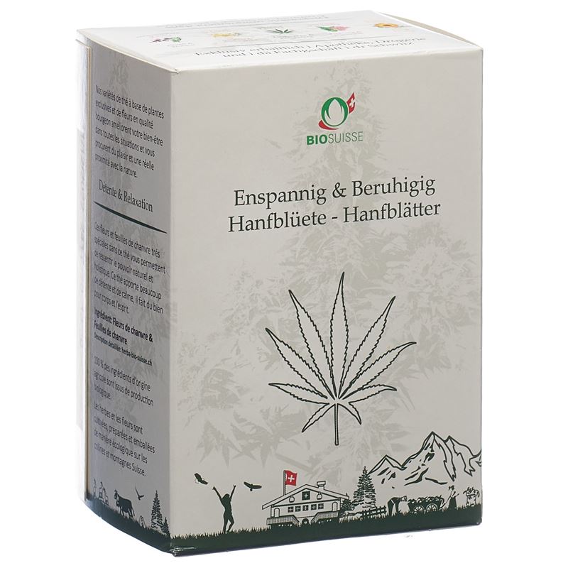 HERBA BIO SUISSE Entsp Beruhig Tee Hanf 20 x 1.5 g