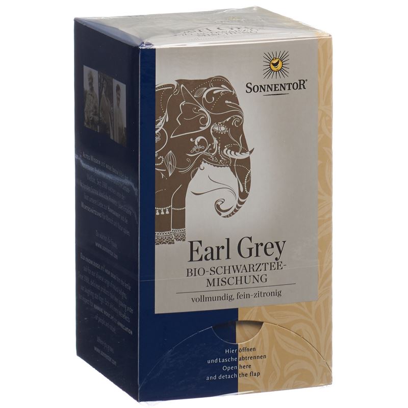 SONNENTOR Schwarztee Earl Grey Btl 18 Stk