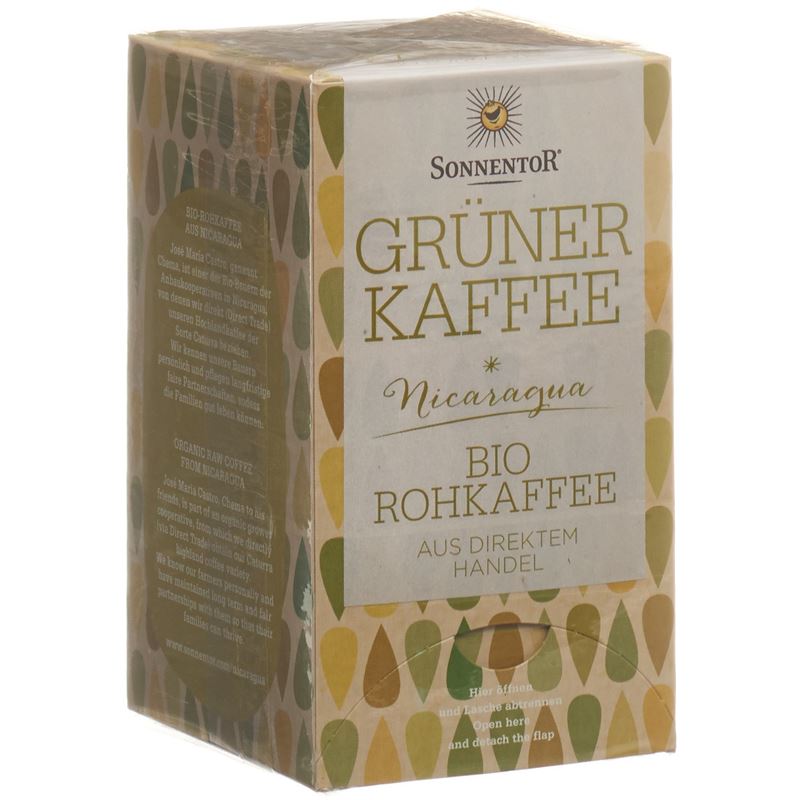 SONNENTOR Grüner Kaffee Btl 18 Stk