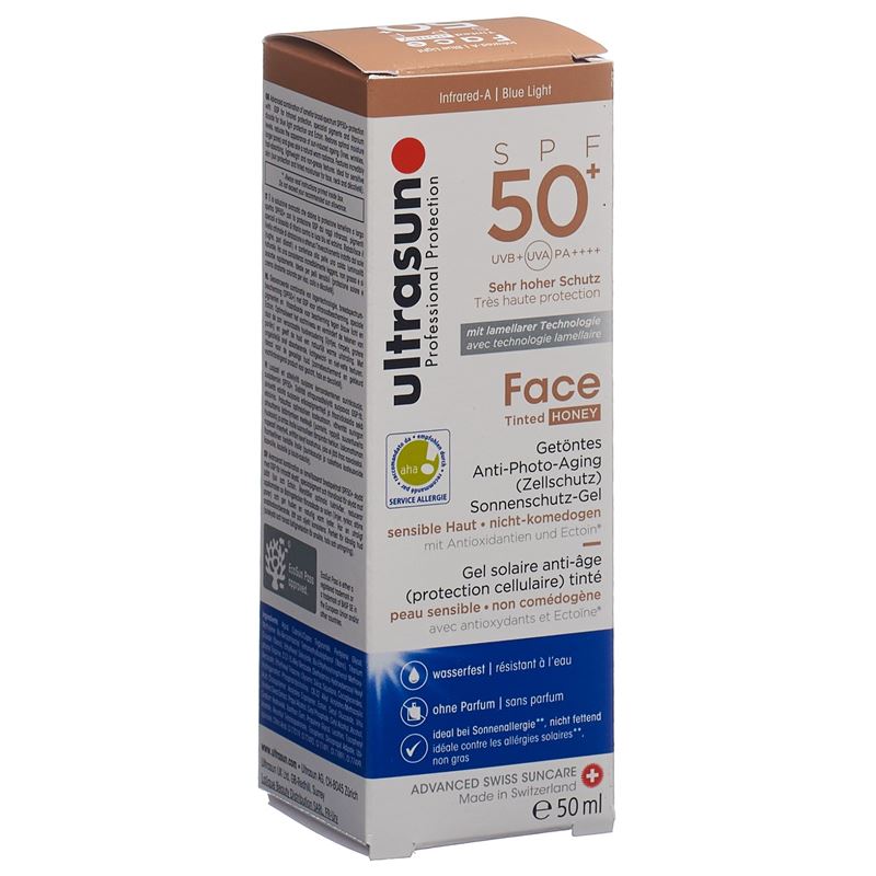 ULTRASUN Face Tinted SPF 50+ Honey 50 ml