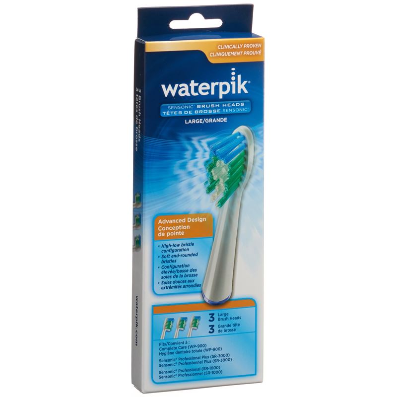 WATERPIK Aufsteckbürsten Standard SRRB-3E 3 Stk