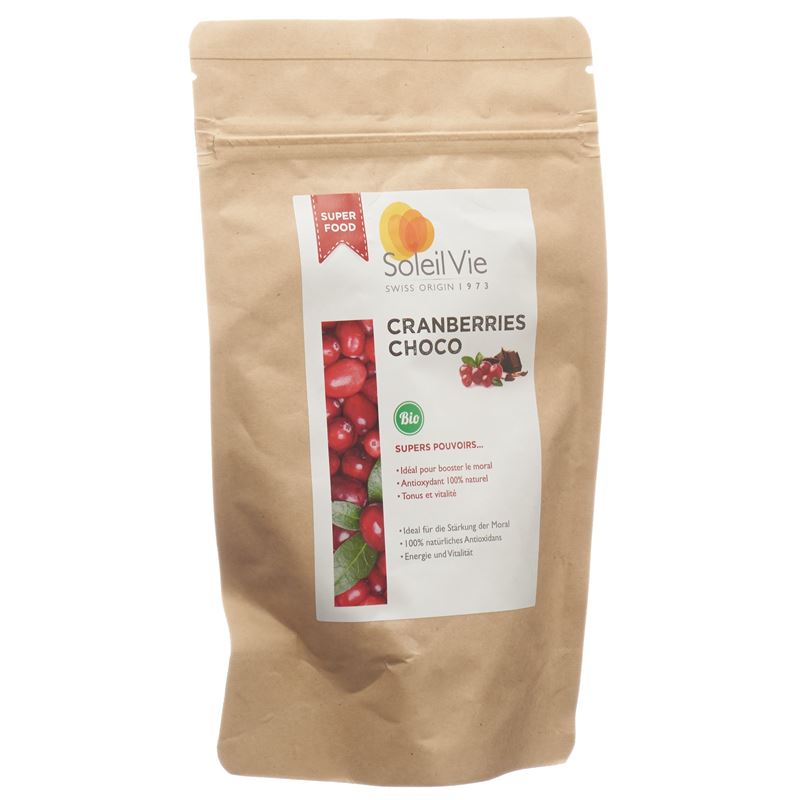 SOLEIL VIE Cranberries Choco Bio 110 g