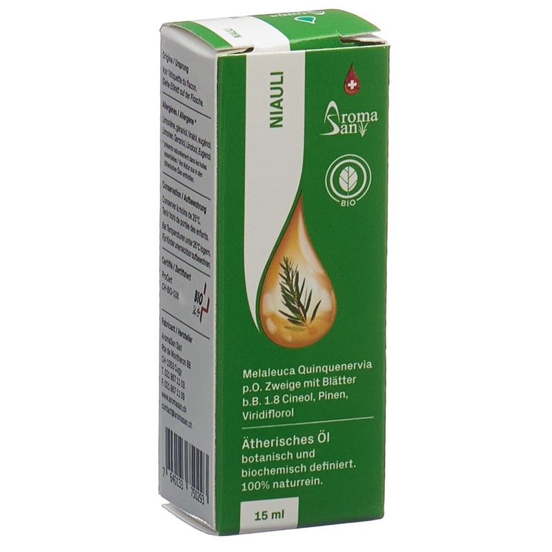 AROMASAN Niauli Äth/Öl in Schachtel Bio 15 ml