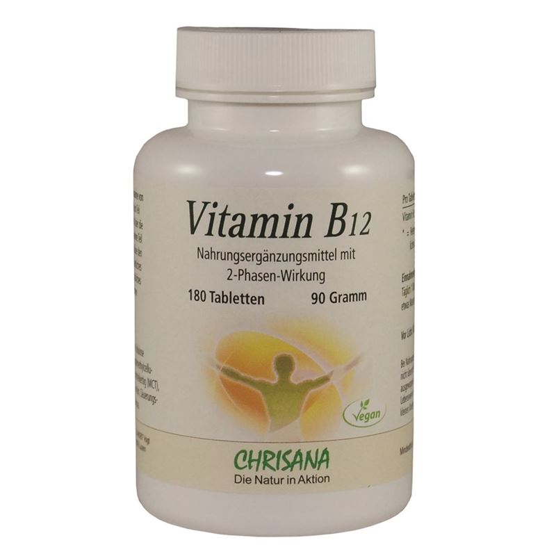 CHRISANA Vitamin B12 Tabl 500 mcg Ds 180 Stk