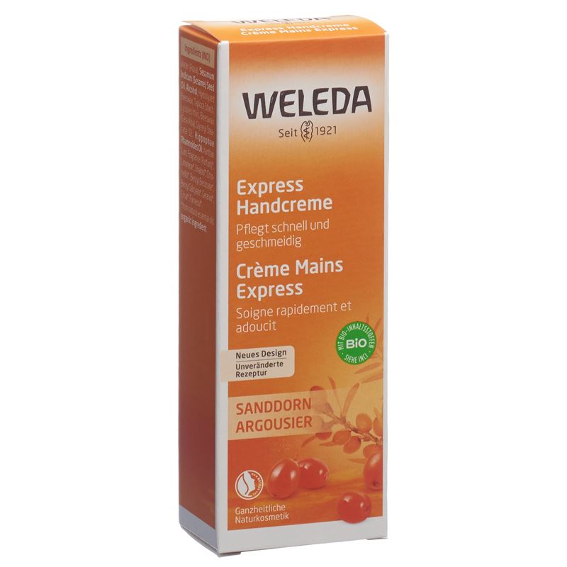 WELEDA SANDDORN Express Handcreme Tb 50 ml