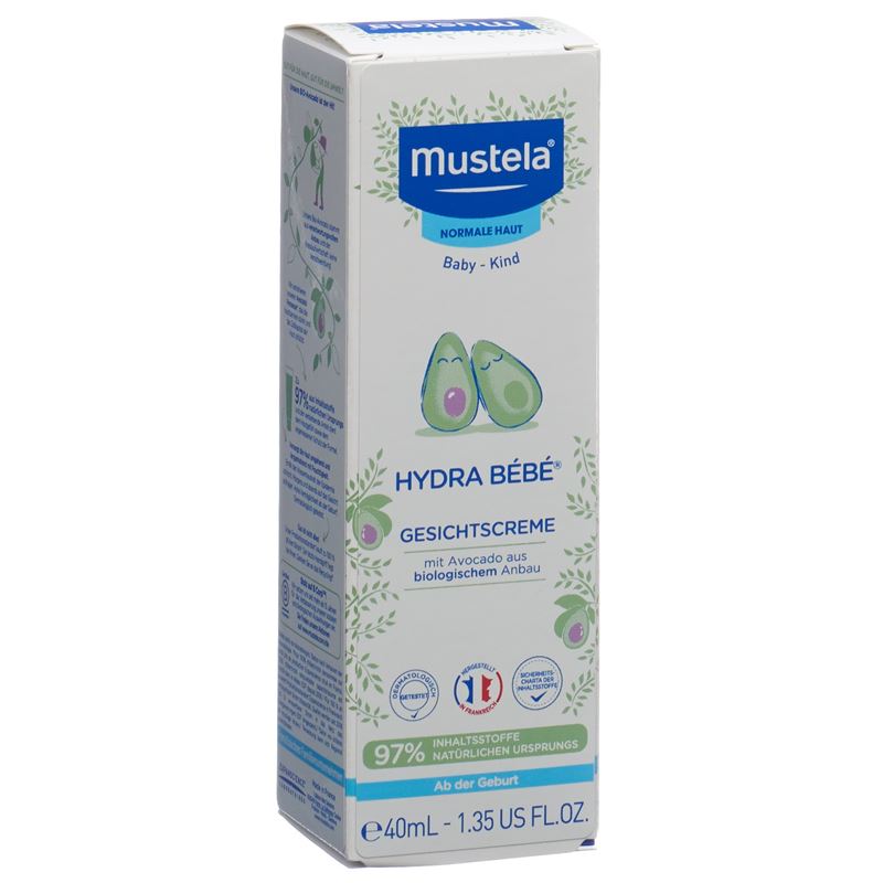 MUSTELA Hydra Bébé Gesichtscreme norm Haut 40 ml