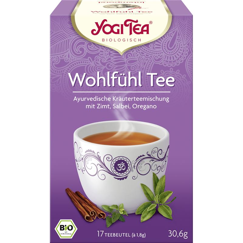 YOGI TEA Wohlfühl Tee 17 Btl 1.8 g