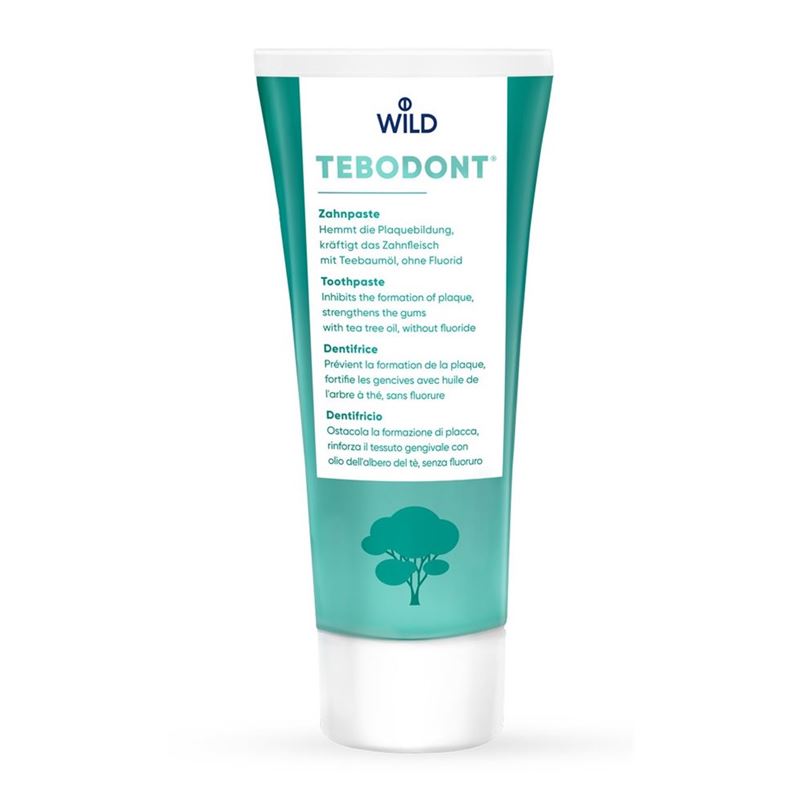 TEBODONT Zahnpaste ohne Fluorid 75 ml