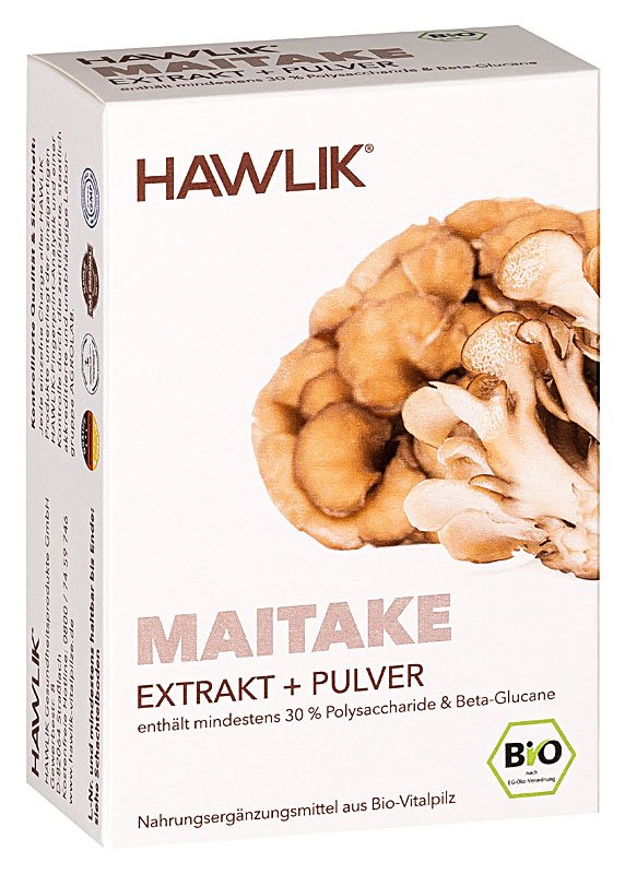 HAWLIK Maitake Extrakt + Pulver Kaps 120 Stk