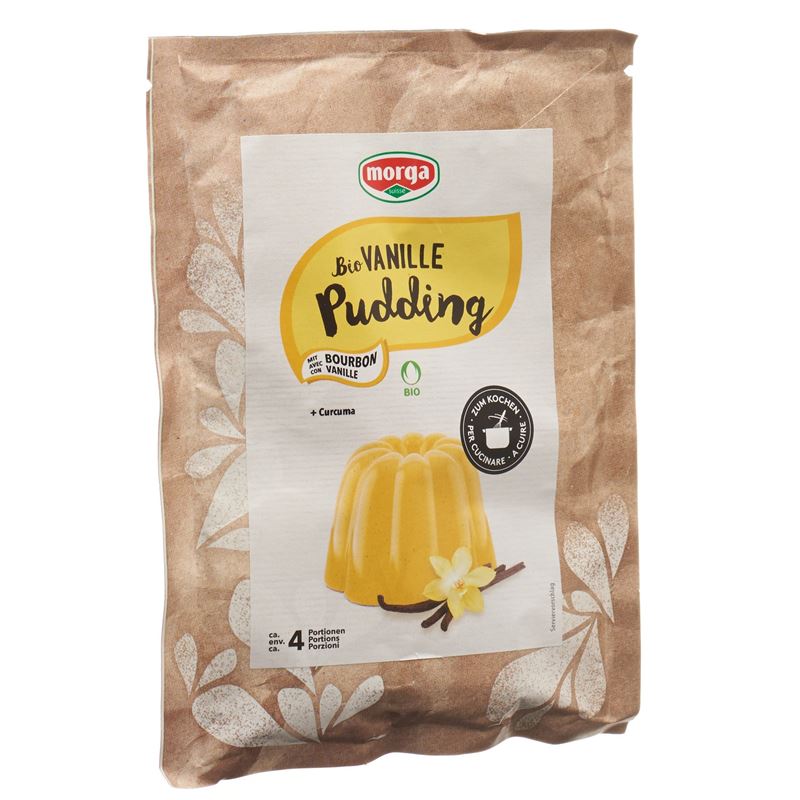 MORGA BIO Pudding Vanille Curcuma Btl 60 g