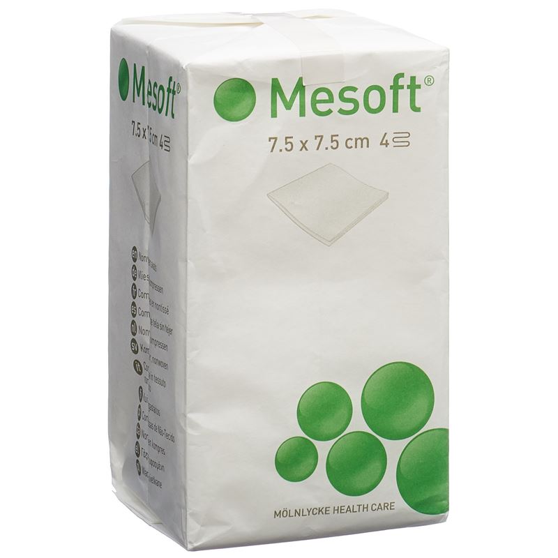 MESOFT NW Kompressen 7.5x7.5cm unst 100 Stk