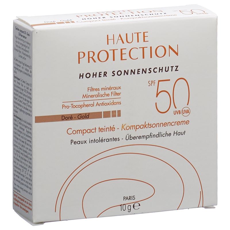 AVENE SUN Kompaktsonnencreme Gold SPF50+ 10 g