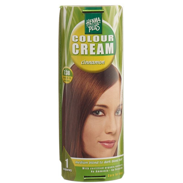 HENNA PLUS Colour Cream 7.38 zimt 60 ml