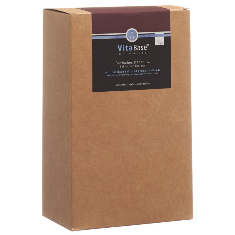 VITABASE Basisches Badesalz Btl 1000 g