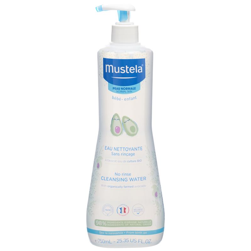 MUSTELA Reinigungsflu ohne Abspül nor Haut 750 ml