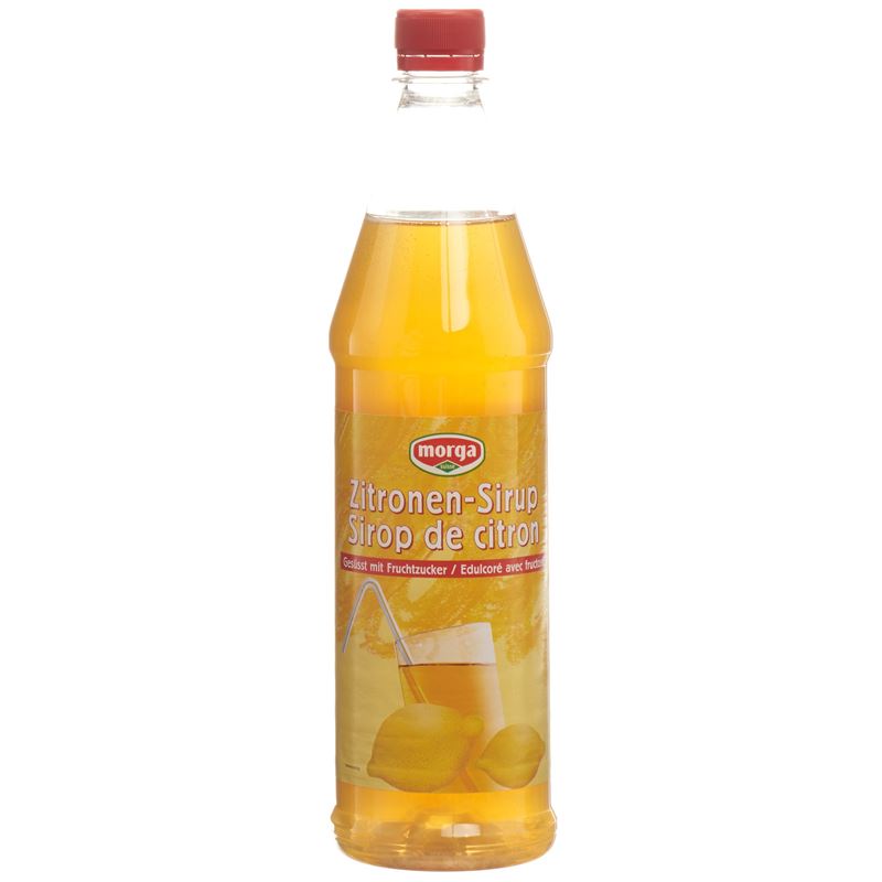 MORGA Zitronen Sirup mit Fruchtzucker Petfl 7.5 dl