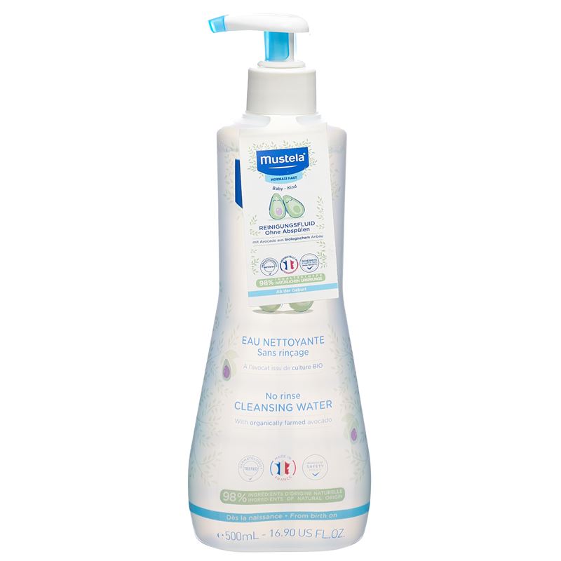 MUSTELA Reinigungsflu ohne Abspül nor Haut 500 ml