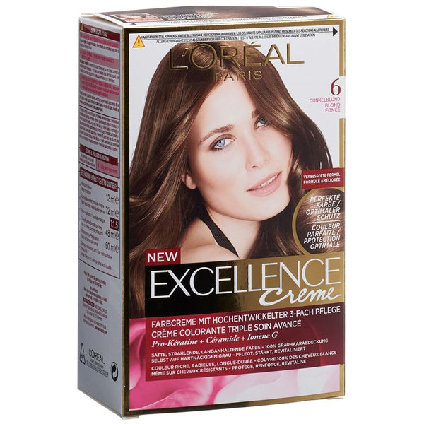 EXCELLENCE Creme Triple Prot 6 dunkelblond
