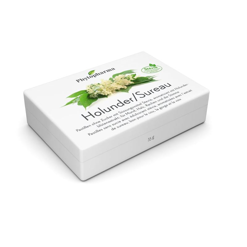 PHYTOPHARMA Holunderblüten Pastillen 40 Stk