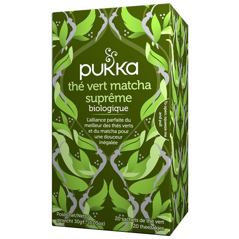 PUKKA Thé Vert Matcha Suprême Thé bio Btl 20 Stk