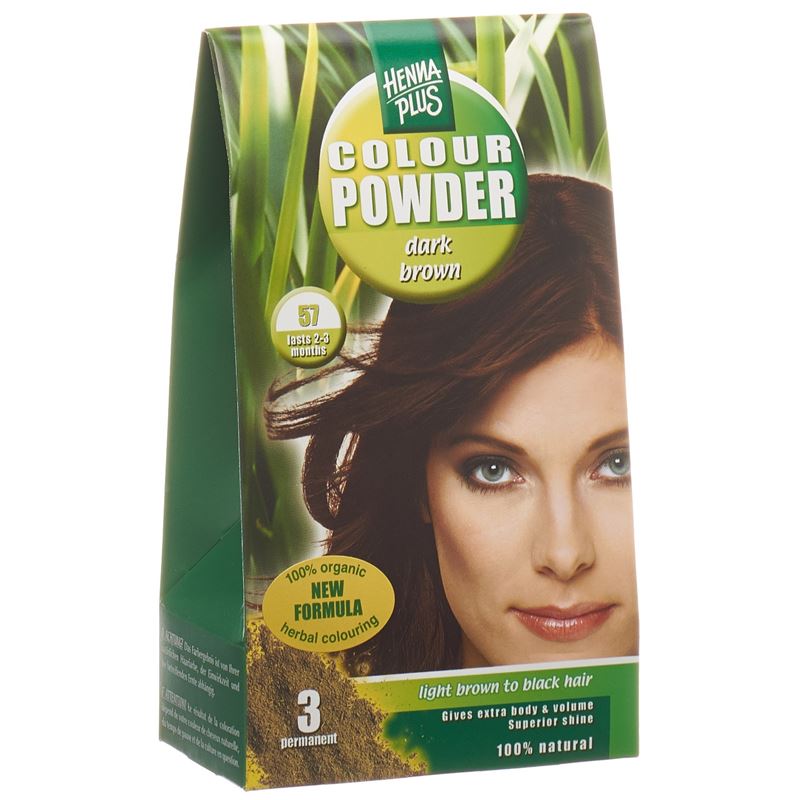 HENNA PLUS Colour Powder 57 braun 100 g