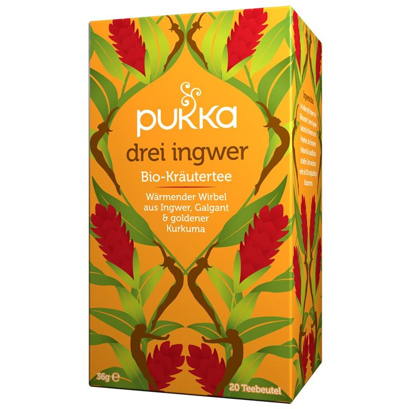 PUKKA Drei Ingwer Tee Bio Btl 20 Stk