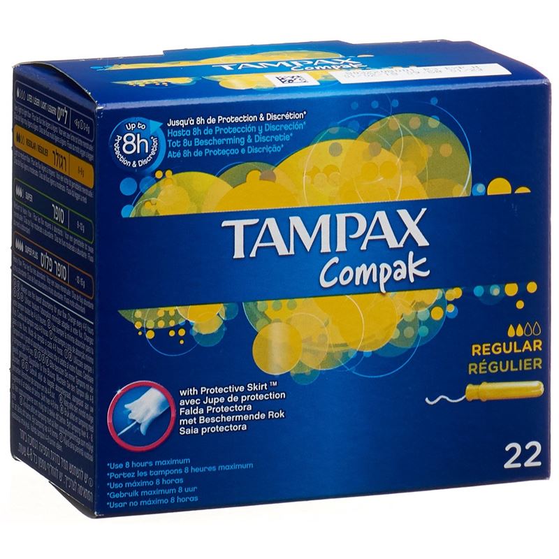 TAMPAX Tampons Compak Regular 22 Stk