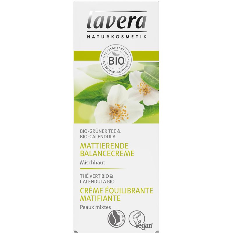 LAVERA Mattierende Balancecreme Grüner Tee 50 ml