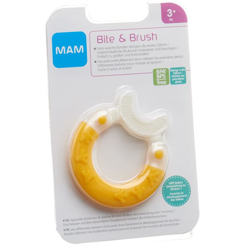 MAM Bite&Brush Beissring 3+m