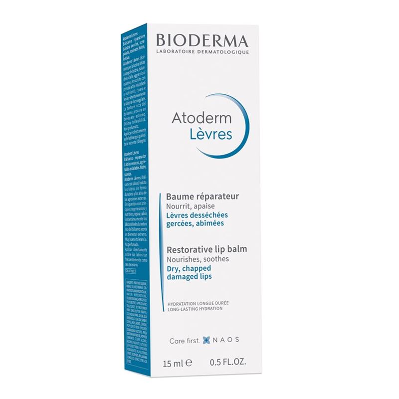 BIODERMA Atoderm lèvres baume réparateur Tb 15 ml