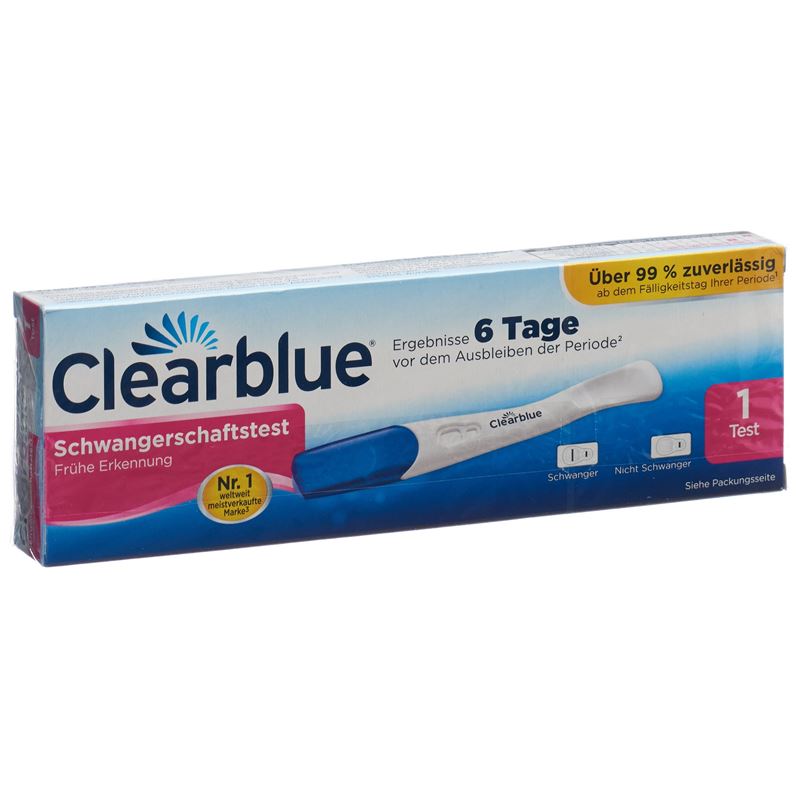 CLEARBLUE Schwangerschaftstest Frühe Erkennung