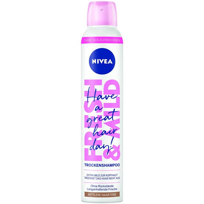 NIVEA Fresh&Mild Trockenshamp brünett mitt 200 ml