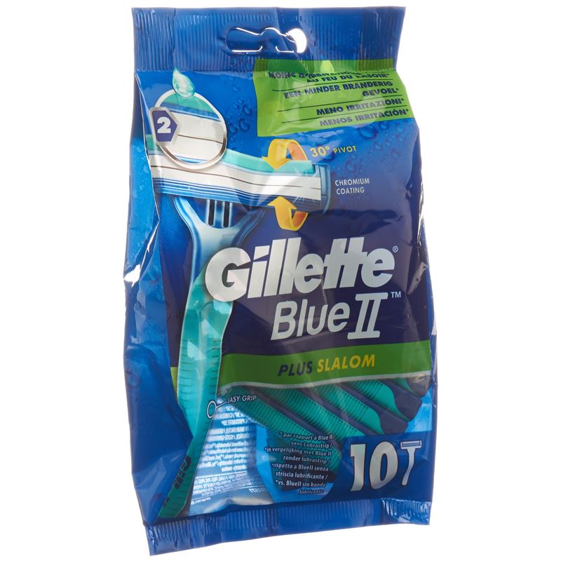 GILLETTE Blue II Plus Slalom Einwegrasierer 10 Stk