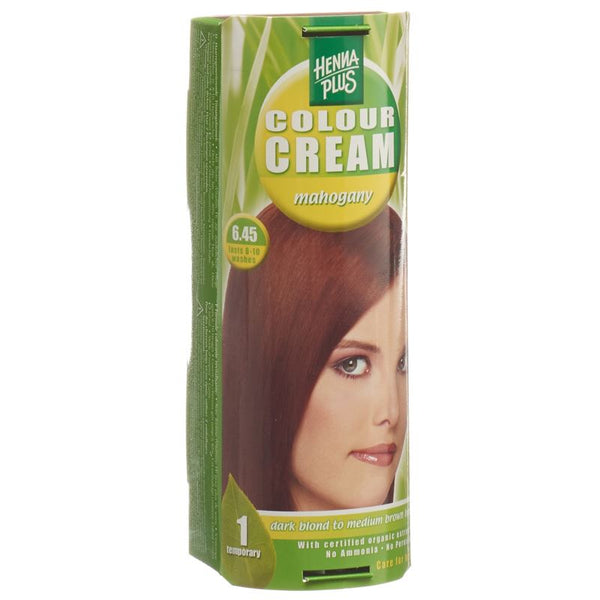 HENNA PLUS Colour Cream 6.45 mahagony 60 ml