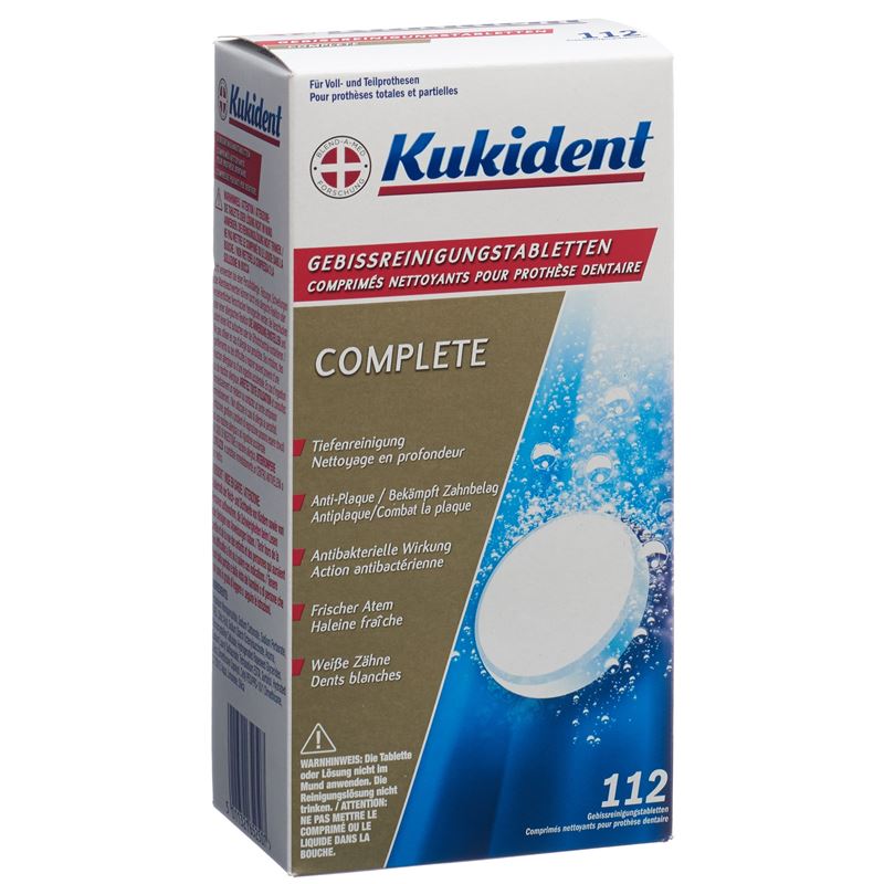 KUKIDENT Reinigung-Tabs frische Minze 112 Stk