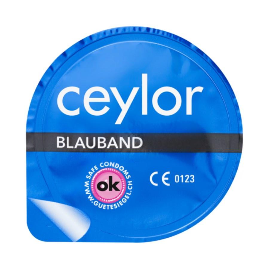 CEYLOR Blauband Präservativ mit Reservoir 12 Stk